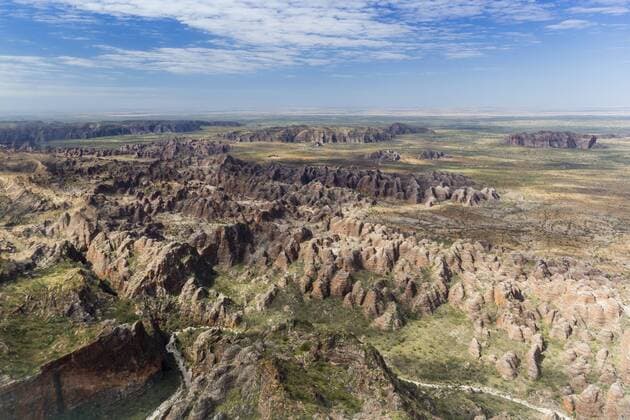 Aerial view of the Bungle Bungle, Purnululu National Park, UNESCO World Heritage Site, Kimberley, Western Australia, Australia, Pacific Copyright: MichaelxNolan 1112-2417