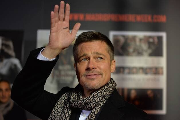 November 22, 2016 - Madrid, Spain - US actor Brad Pitt waves to his fans as they arrive to attend the Spain premiere of the film Allied in Callao City Lights, central Madrid on November 22, 2016. Madrid Spain  - ZUMAn230 20161122_zaa_n230_272