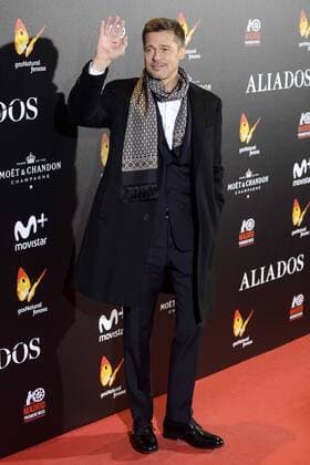 Allied Filmpremiere in Madrid American actor Brad Pitt attends to the photocall of the premiere of Aliados in Madrid. November 22, 2016.  (20161122074)
