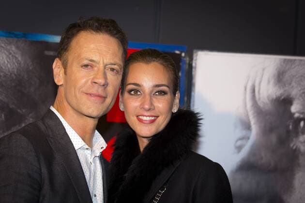 Rocco Siffredi und seine Ehefrau Rosa Caracciolo CELEBRITES : Filmpremiere Premiere Rocco - Paris - 22 11 2016 StephenCaillet Panoramic 