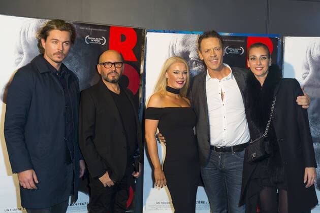 Alban Teurlai - Thierry Demaiziere - Kelly Stafford - Rocco Siffredi - Rosa Caracciolo CELEBRITES : Filmpremiere Premiere Rocco - Paris - 22 11 2016 StephenCaillet Panoramic 