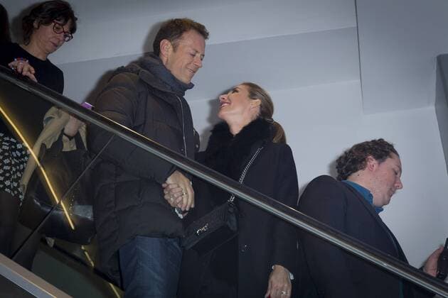 Rocco Siffredi und seine Ehefrau Rosa Caracciolo CELEBRITES : Filmpremiere Premiere Rocco - Paris - 22 11 2016 StephenCaillet Panoramic 