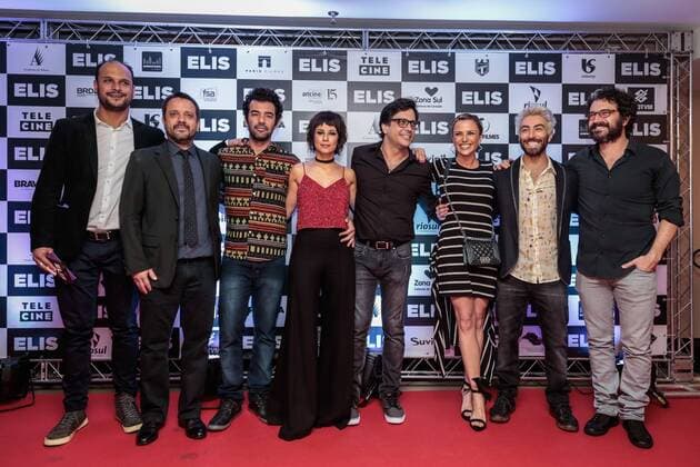 RIO DE JANEIRO, RJ - 22.11.2016: PRÉ ESTRIA DO FILME ELIS - Cast during the pre premiere of Elis Film, held in Rio Sul Shopping Kinoplex, in Rio de Janeiro, RJ. x1234022x  AndréxHorta