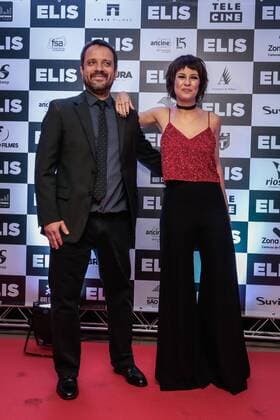 RIO DE JANEIRO, RJ - 22.11.2016: PRÉ ESTRIA DO FILME ELIS - Director Hugo Prata and Andrea Horta, during the pre premiere of Elis Film, held in Rio Sul Shopping Kinoplex, in Rio de Janeiro, RJ. x1234028x  AndréxHorta