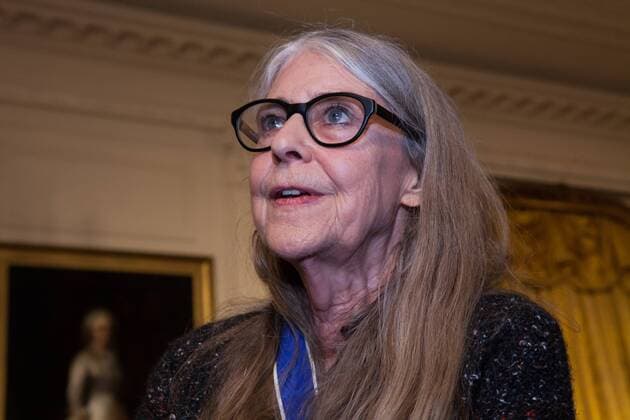 November 22, 2016 - Washington, DC, United States - Margaret H. Hamilton, a pioneering computer scientist and former head of the Software Engineering Division of MIT s Instrumentation Laboratory who led the development of on-board flight software for NASA s Apollo moon missions, answered questions from reporters, after receiving the Presidential Medal of Freedomat at the East Room of the White House November 22, 2016 in Washington, DC. The Presidential Medal of Freedom is the highest honor for civilians in the United States of America. Washington United States  - ZUMAn230 20161122_zaa_n230_577