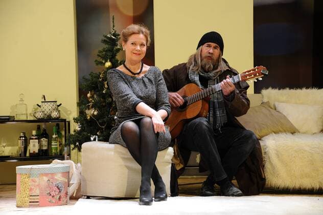 Marion Kracht und Daniel Morgenroth FP Auf ein Neues Komödie im Bayerischen Hof München 23. November 2016