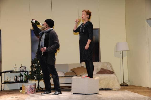 Daniel Morgenroth und Marion Kracht FP Auf ein Neues Komödie im Bayerischen Hof München 23. November 2016