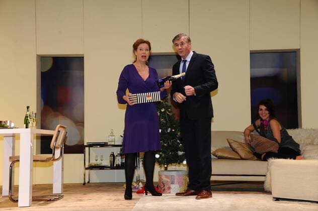 Marion Kracht und Daniel Morgenroth FP Auf ein Neues Komödie im Bayerischen Hof München 23. November 2016