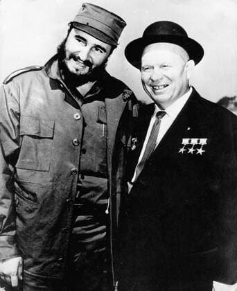 File - Cuban Politician and Revolutionary FIDEL CASTRO (August 13, 1926 - November 25, 2016) has died at the age of 90, Cuban state television announced on Saturday, ending an era for the country and Latin America. Pictured: May 07, 1962; Moscow, Russia; Cuban Prime Minister FIDEL CASTRO who is on a visit to Russia , recently spent a day out in the woods near Moscow with Mr. NIKITA KRUSCHEV. Moscow Russia - ZUMAk09_ 20161125_sha_k09_017