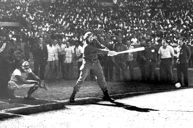 File - Cuban Politician and Revolutionary FIDEL CASTRO (August 13, 1926 - November 25, 2016) has died at the age of 90, Cuban state television announced on Saturday, ending an era for the country and Latin America. Havana, Cuba (File Photo: Exact Place and Date Unknown) FIDEL ALEJANDRO CASTRO RUIZ (born August 13, 1926) has been the ruler of Cuba since 1959, when, leading the 26th of July Movement, he overthrew the regime of Fulgencio Batista. In the years that followed he oversaw the transformation of Cuba into the first Communist state in the Western Hemisphere. Playing baseball. Havana Cuba - ZUMAk09_ 20161125_sha_k09_044