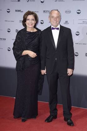 Malu Dreyer mit Ehemann Klaus Jensen bei der Verleihung des Deutschen Nachhaltigkeitspreises 2016 im Maritim Hotel. Düsseldorf, 25.11.2016 Foto:xF.xKernx xFuturexImage
