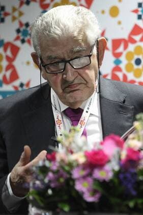 Spanish writer Antonio Gamoneda attends to the Guadalajara International Book Fair, in Guadalajara, Mexico, 26 November 2016. EFE Ulises Ruiz Basurto Guadalajara International Book Fair !ACHTUNG: NUR REDAKTIONELLE NUTZUNG!  MEX42 20161127-636158271569968590
