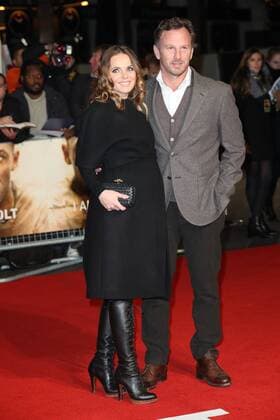. 28 11 2016. London, United Kingdom. Geri Halliwell and Christian Horner at the I am Bolt premiere in London.  xStephenxLockx xi-Imagesx IIM-13908-0018