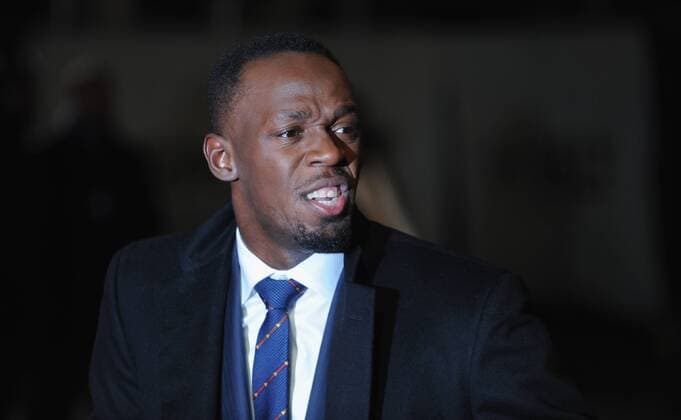November 28, 2016 - London, England, United Kingdom - Usain Bolt attends the World Premiere of I Am Bolt at Odeon Leciester Square. London United Kingdom - ZUMAs147 20161128_zap_s147_056