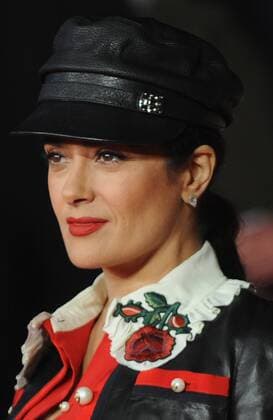 November 28, 2016 - London, England, United Kingdom - Salma Hayek attends the World Premiere of I Am Bolt at Odeon Leciester Square. London United Kingdom - ZUMAs147 20161128_zap_s147_067