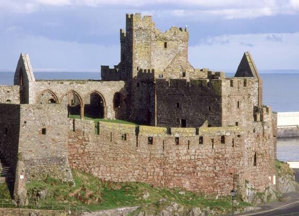 Peel Castle, Isle of Man, Europe Copyright: RolfxRichardson 306-4232