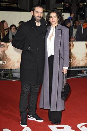 Robert Pires mit Gattin Jessica Lemarie bei der Weltpremire des Dokumentarfilms I am Bolt im Odeon Leicester Square. London, 28.11.2016 Robert Pires mit Gattin Jessica Lemarie  Foto:xS.xVasx xFuturexImage