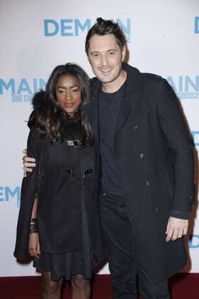 Hapsatou Sy und son compagnon Vincent Cerutti - Vor der Premiere Filmpremiere Demain tout commence Plötzlich Papa - Grand Rex Paris - 28 11 2016 GwendolineLeGoff Panoramic 