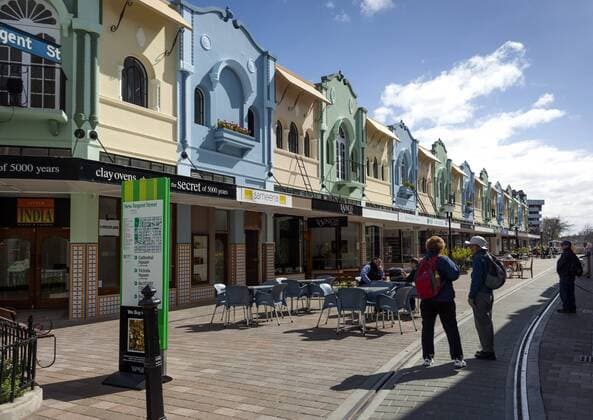 New Regent Street, Christchurch, Canterbury, South Island, New Zealand, Pacific Copyright: NickxServian Editorial Use Only 489-1509