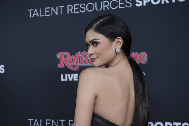 Miss Universe Pia Wurtzbach walks the red carpet at the Rolling Stone party 2016 - USA - Rolling Stone Super Bowl 50 Party in San Francisco  Copyright: xBorisxBerenbergx BorisBerenber_RollingStone3_020616-149