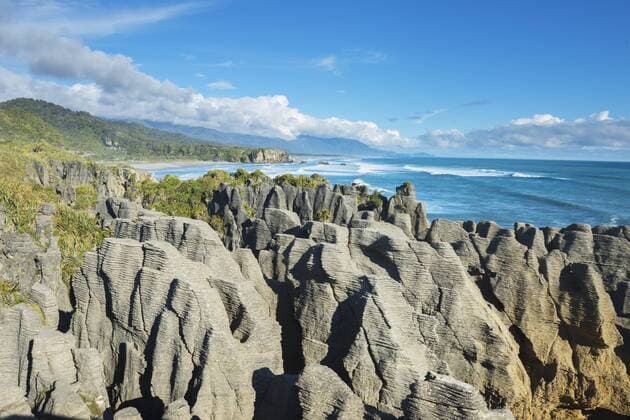 Pancake Rocks, Punakaiki, Paparoa National Park, West Coast, South Island, New Zealand, Pacific Copyright: MarcoxSimoni 718-2035