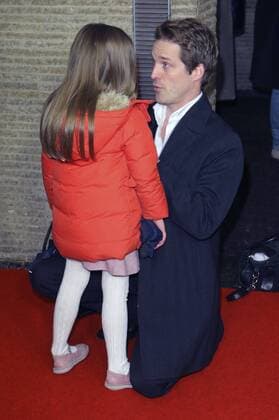 Fritz Neumayer mit Tochter Clementine bei der Eröffnung der 16. Französischen Filmwoche Berlin mit der Premiere des Kinofilms Jacques - Entdecker der Ozeane L odyssee im Kino International. Berlin, 30.11.2016 Foto:xO.xWoellnerx xFuturexImage