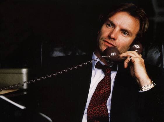 Stormy Monday, (STORMY MONDAY) GB 1987, Regie: Mike Figgis, STING, Stichwort: Telefon, Krawatte UnitedArchives00009498