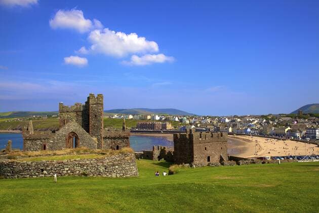 Original Peel Cathedral, Peel Castle, St. Patrick s Isle, Isle of Man, Europe Copyright: NeilxFarrin 1126-872