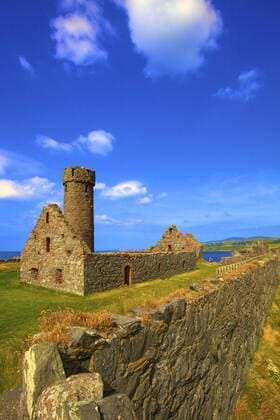 Original Peel Cathedral, Peel Castle, St. Patrick s Isle, Isle of Man, Europe Copyright: NeilxFarrin 1126-873