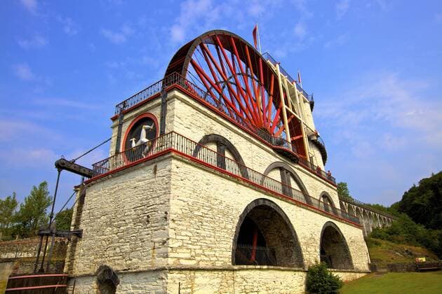 Laxey Wheel, Laxey, Isle of Man, Europe Copyright: NeilxFarrin 1126-878