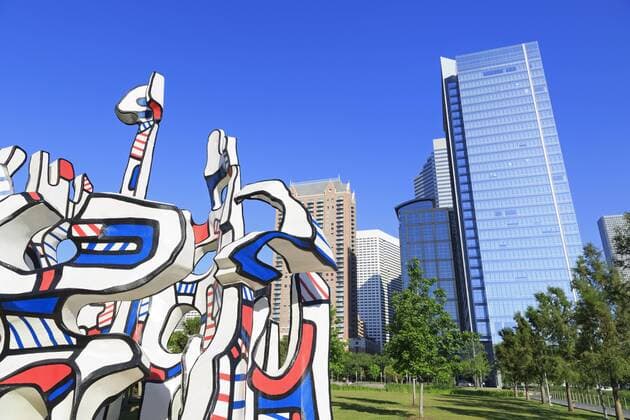Monument Au Fantome by Jean Dubuffet in Discovery Park, Houston, Texas, United States of America, North America Copyright: RichardxCummins 776-3677