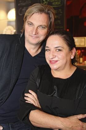 Stefan Jürgens und Maria Happel bei der Premiere des ORF TV-Krimis SOKO Danub , einer Bearbeitung der Folge Soko Donau - Die letzte Vorstellung , die von jungen Flüchtlingen und syrischen Schauspielern ins Arabische übersetzt wurde, im Metro-Kino. Wien, 02.12.2016 Foto:xF.xJ.xMorgenbesserx xFuturexImage