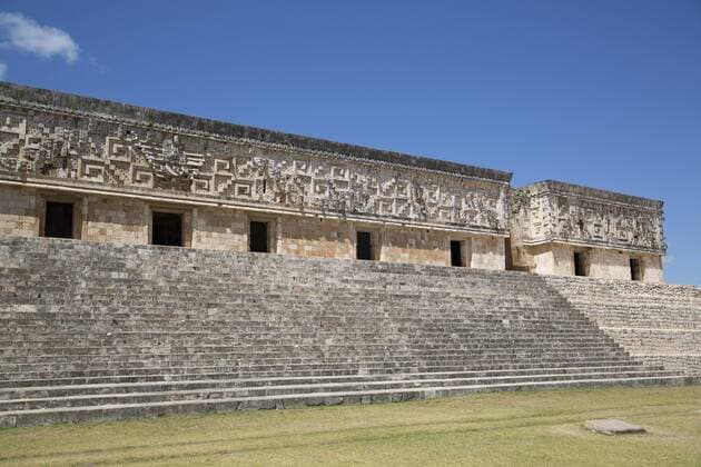 Palace of the Governor, Uxmal, Mayan archaeological site, UNESCO World Heritage Site, Yucatan, Mexico, North America Copyright: RichardxMaschmeyer 801-1564
