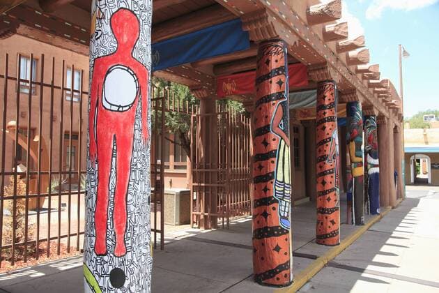 Museum of Contemporary Native Arts, Santa Fe, New Mexico, United States of America, North America Copyright: WendyxConnett Editorial Use Only 807-1702