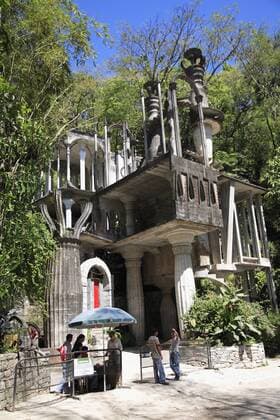 Entrance to Las Pozas, the pools, surrealist sculpture garden and architecture created by Edward James an eccentric English aristocrat, Xilitla, San Luis Potosi state, Mexico, North America Copyright: WendyxConnett 807-35