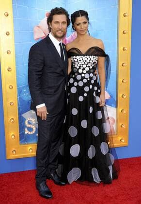Matthew McConaughey & wife Camila Alves SING FILM PREMIERE Los Angeles Patrick Rideaux PicturePerfect