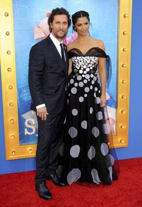 Matthew McConaughey & wife Camila Alves SING FILM PREMIERE Los Angeles Patrick Rideaux PicturePerfect