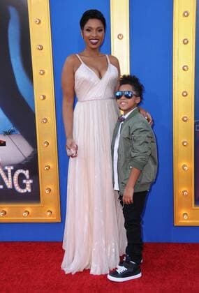December 3, 2016 - Los Angeles, California, U.S. - JENNIFER HUDSON and DAVID DANIEL OTUNGA JR atend the Sing premiere. Los Angeles United States - ZUMAa123 20161203_zaa_a123_044