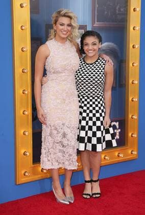 December 3, 2016 - Los Angeles, CA, United States - 03 December 2016 - Los Angeles, California - Tori Kelly, Laurie Hernandez. Universal Pictures Sing Los Angeles Premiere held at Microsoft Theater. Photo Credit: AdMedia Los Angeles United States - ZUMAa123 20161203_zaa_a123_255