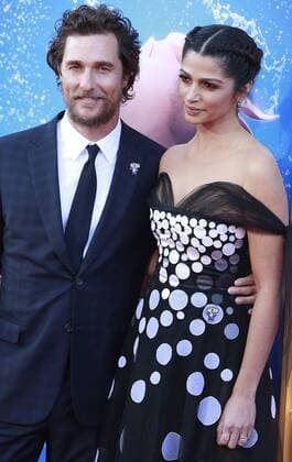 December 3, 2016 - Los Angeles, United States - Actor Matthew McConaughey and Camila Alves attend the premiere of Universal Studios Sing at Microsoft Theater at L.A. Live, Los Angeles, on December 3, 2016 Los Angeles United States  - ZUMAn230 20161203_zaa_n230_608
