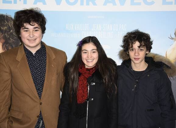 Antoine Khorsand, Alix Vaillot, Jean Stan Du Pac CELEBRITES : Premiere Le coeur en braille - Paris - 04 12 2016 FedericoPestellinix 