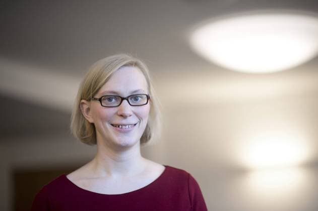 Nina Stahr DEU, Deutschland, Germany, Berlin, 03.12.2016 Nina Stahr, neu gewaehlte Vorsitzende der Berliner Gruenen, fuer die Partei Buendnis 90 Die Gruenen in Berlin auf der Landesdelegiertenkonferenz in Berlin Portrait Werner Graf during a party congress of the German Green party in Berlin