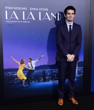 Director writer Damien Chazelle attends the premiere of his new motion picture musical comedy La La Land at Mann Village Theater in the Westwood section of Los Angeles on December 6, 2016. Storyline: A jazz pianist falls for an aspiring actress in Los Angeles.  LAP2016120605 JIMxRUYMEN