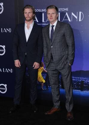 December 6, 2016 - Westwood, CA, United States - 06 December 2016 - Westwood, California. Thad Luckinbill, Trent Luckinbill. Premiere of Liongate s La La Land held at Mann Village Theater. Photo Credit: AdMedia Westwood United States - ZUMAa123 20161206_zaa_a123_149
