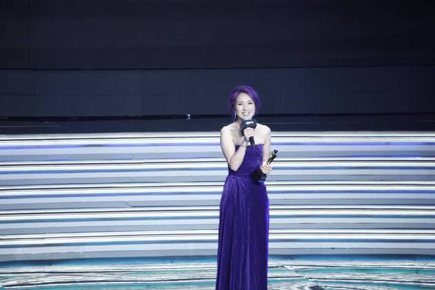 BEIJING, CHINA - DECEMBER 07: Singer and actress Miriam Yeung performs during the 13th Man At His Best Award at the Worker s Stadium on December 7, 2016 in Beijing, China.  CFP496716779