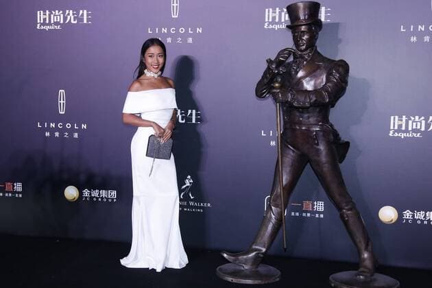 BEIJING, CHINA - DECEMBER 07: Singer Jike Junyi poses on the red carpet of the 13th Man At His Best Award at the Worker s Stadium on December 7, 2016 in Beijing, China.  CFP496717263