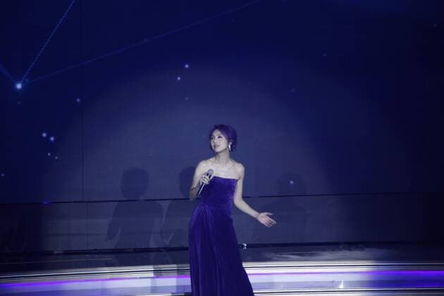 BEIJING, CHINA - DECEMBER 07: Singer and actress Miriam Yeung performs during the 13th Man At His Best Award at the Worker s Stadium on December 7, 2016 in Beijing, China.  CFP496716777
