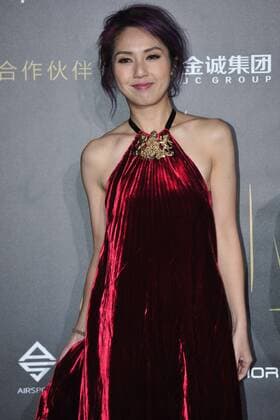 BEIJING, CHINA - DECEMBER 07: Singer and actress Miriam Yeung poses on the red carpet of the 13th Man At His Best Award at the Worker s Stadium on December 7, 2016 in Beijing, China.  CFP496717278