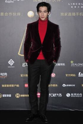 BEIJING, CHINA - DECEMBER 07: Actor Yang Yang poses on the red carpet of the 13th Man At His Best Award at the Worker s Stadium on December 7, 2016 in Beijing, China.  CFP496717283