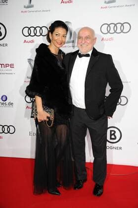 Axel Munz mit Begeitung 10 Jahre Audi Generation Award Preis, Auszeichnung Hotel Bayerischer Hof München 07. Dezember 2016